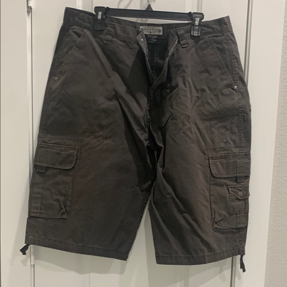 Men's Brown Cargo Shorts